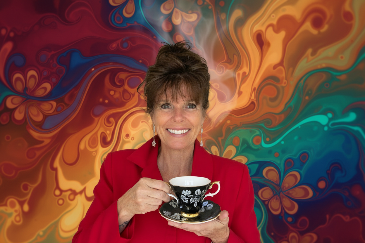 Photo with Colorful Background